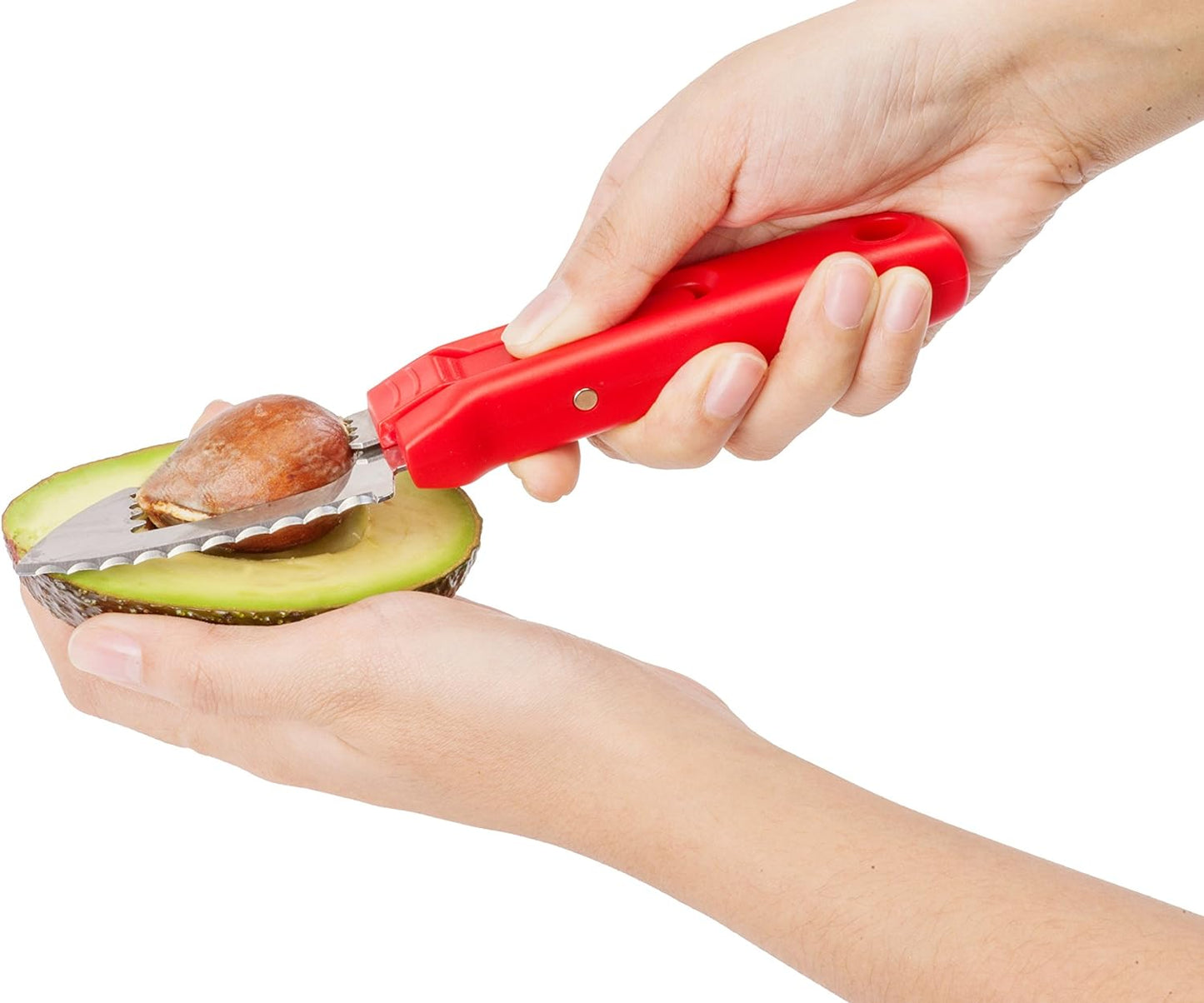 Essentials Avocado Tool, 6-In-1 Opener Knife, Cutter, Pitter, Scooper, Slicer, Masher & Spreader 