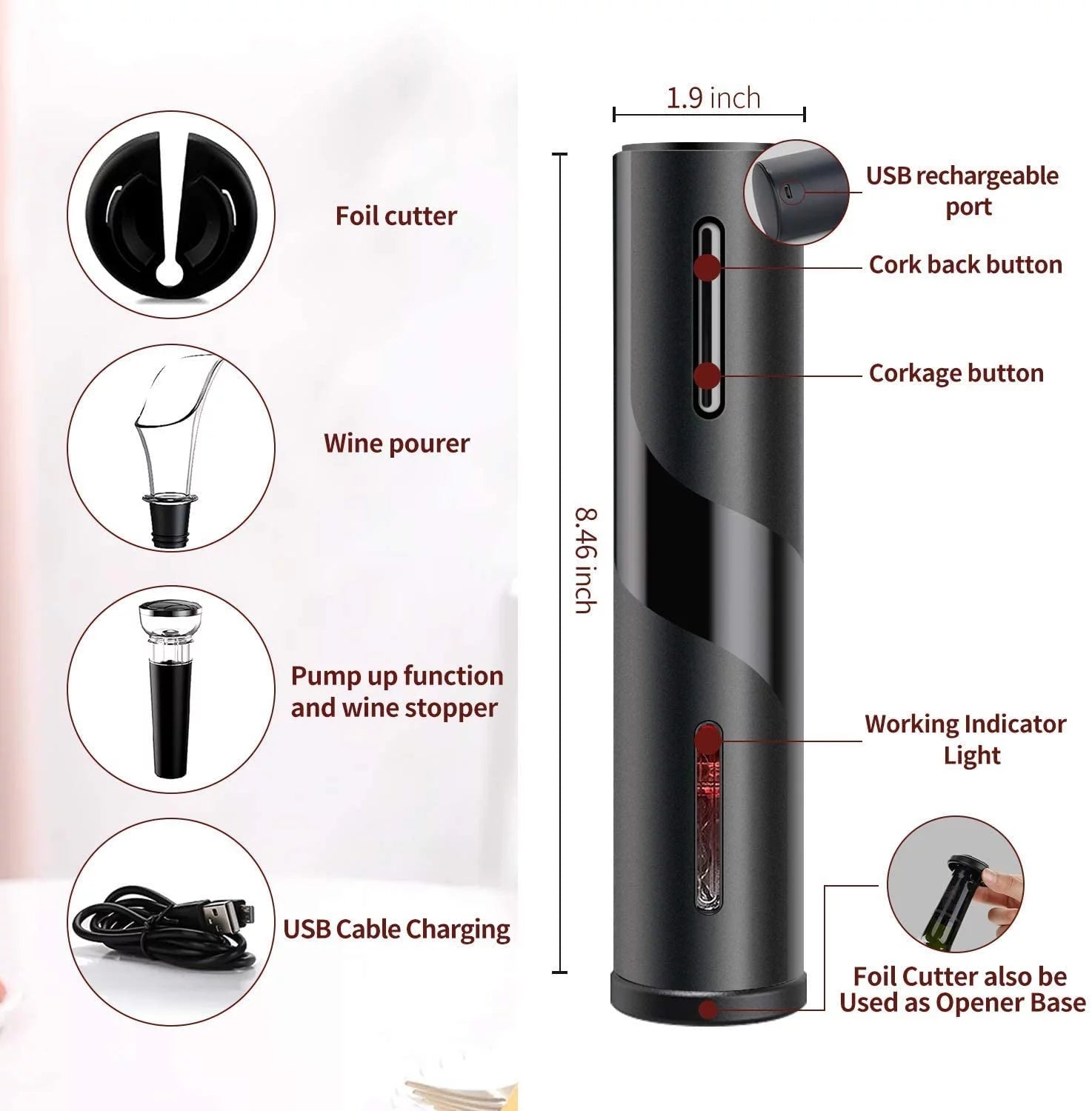 Essentials Electric Wine Opener