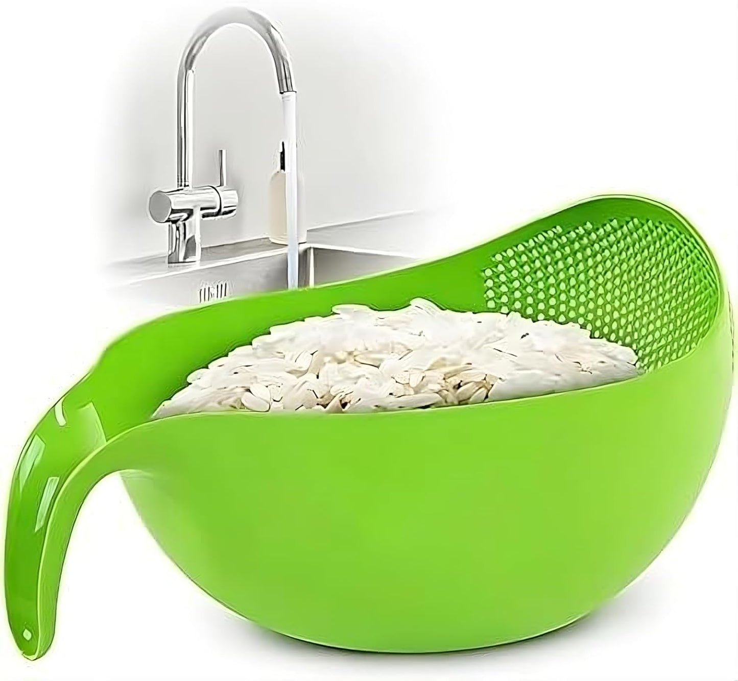 Essentials Rice Washer & Strainer Bowl 