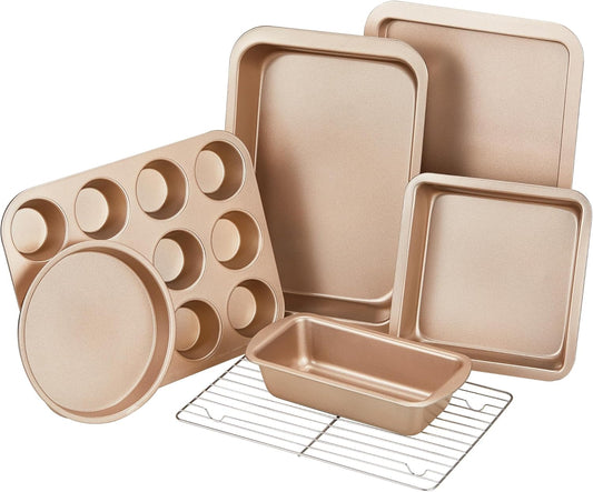 Essentials Nonstick Bakeware Set - 8-Piece 