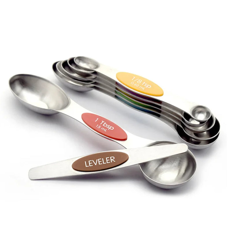 Essentials 7Pcs/Set Magnetic Measuring Spoons Set 