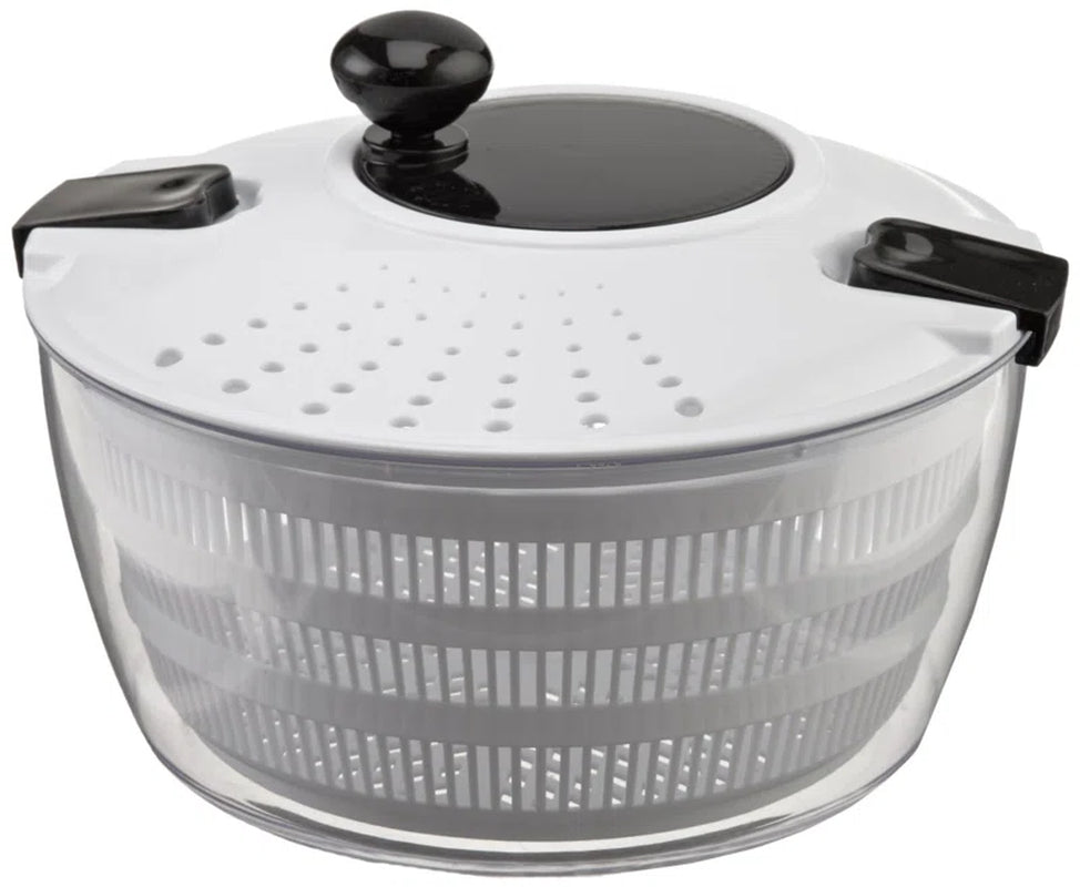 Essentials Salad Spinner with Locking and Straining Lid