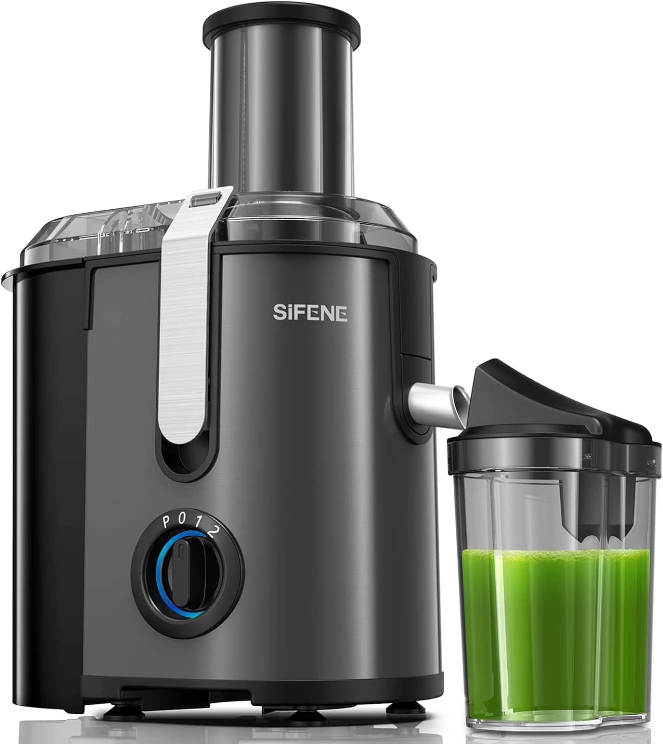 Essentials Quick Juicer Machine, Juice Extractor with 3” Feed Chute