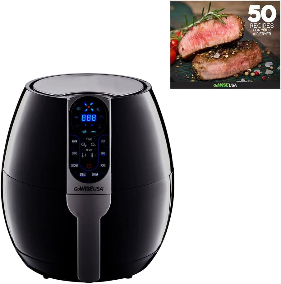 Essentials 3.7-Quart Programmable Air Fryer with 8 Cook Presets