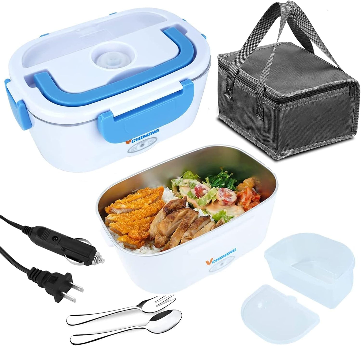 Essentials 60W Electric Lunch Box Food Heater