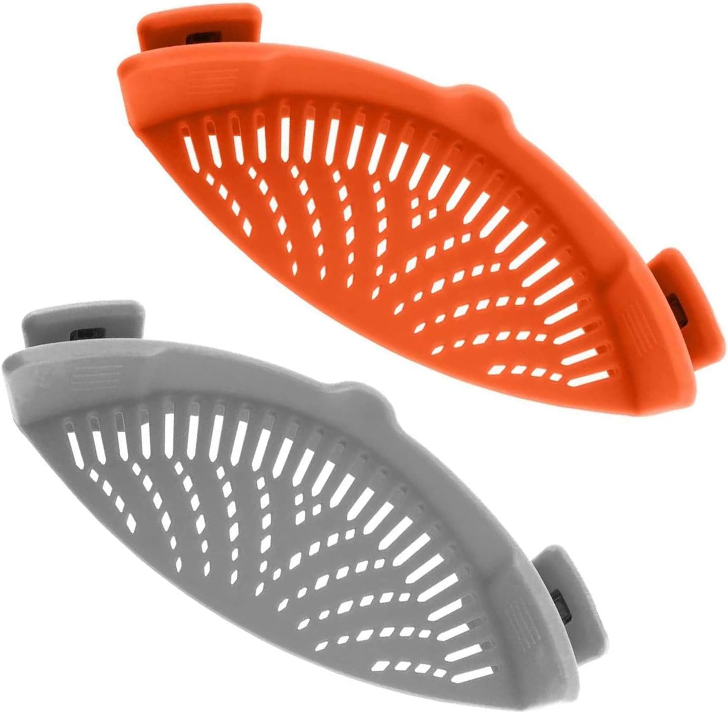 Essentials 2 Pcs Clip on Pasta Strainer