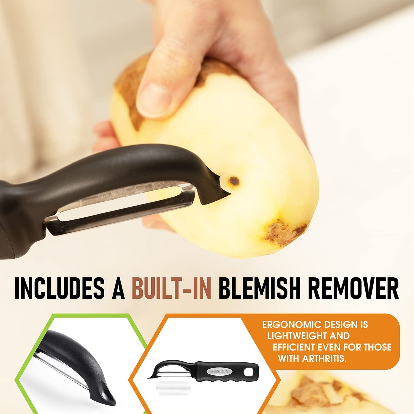 Essentials Premium Swivel Vegetable Peeler