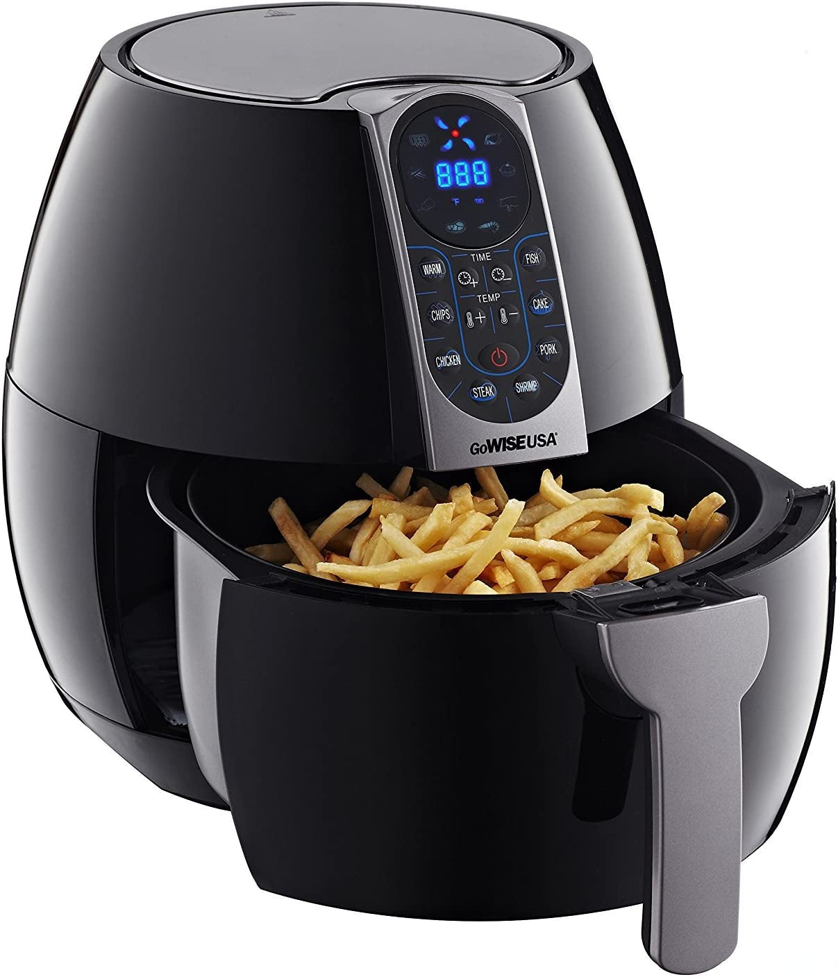 Essentials 3.7-Quart Programmable Air Fryer with 8 Cook Presets