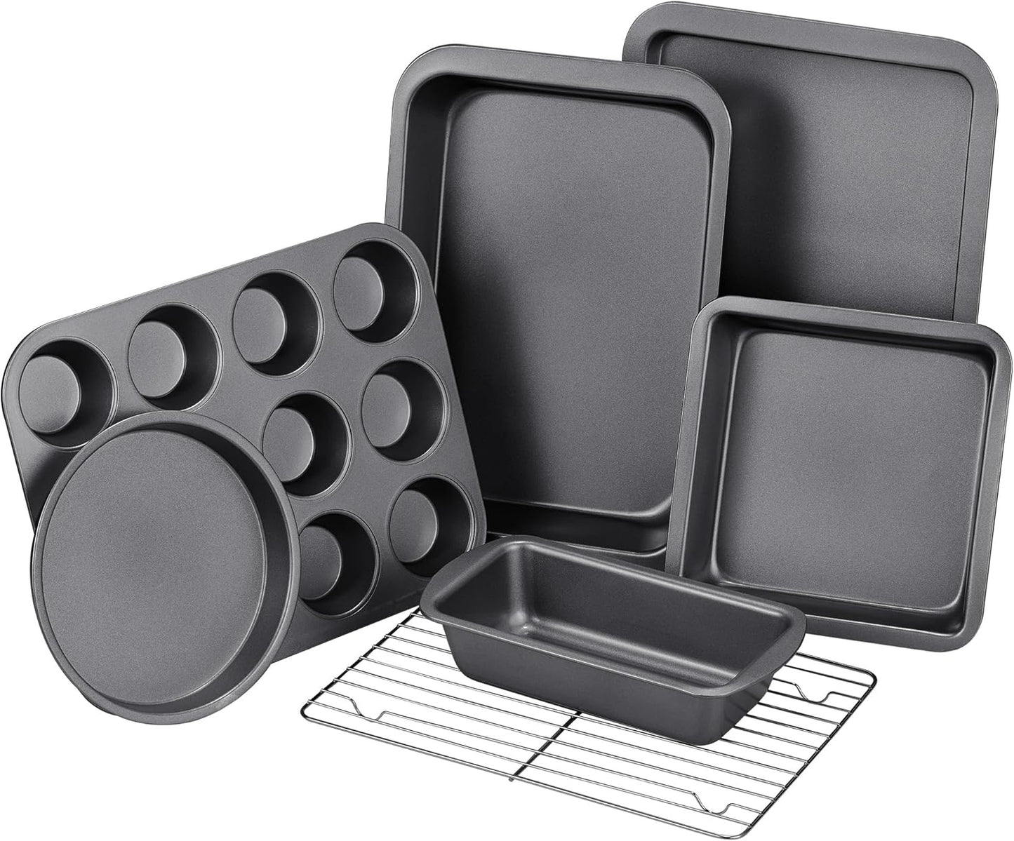 Essentials Nonstick Bakeware Set - 8-Piece 