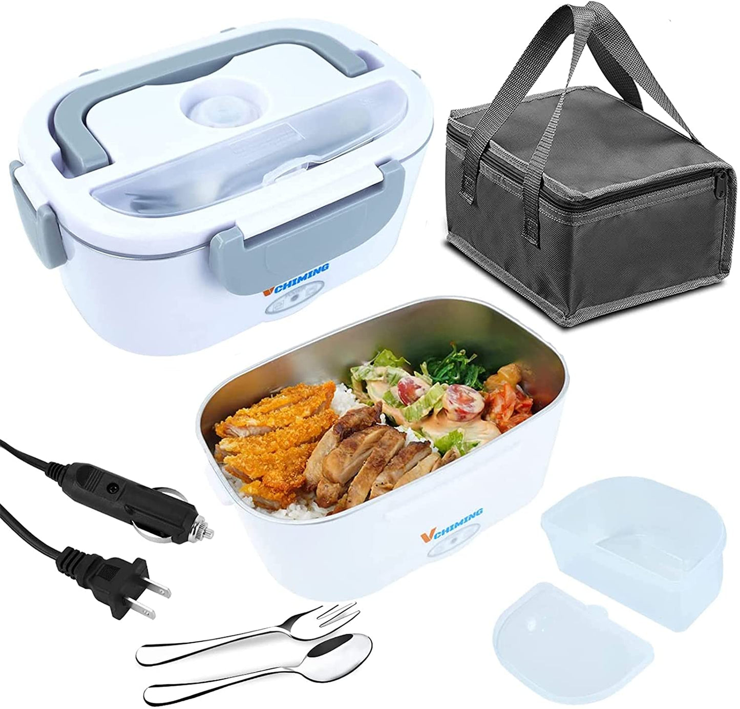 Essentials 60W Electric Lunch Box Food Heater