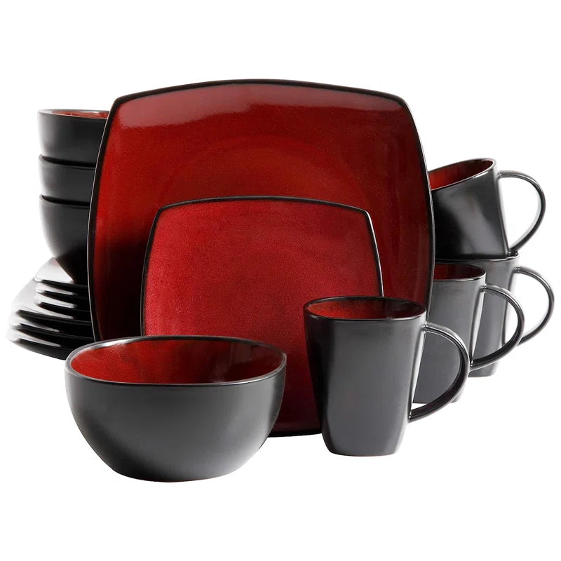 Essentials Soho Lounge Stoneware 16 Piece Dinnerware Set