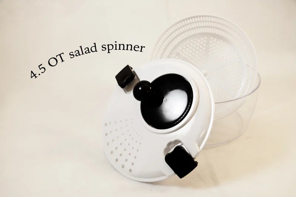 Essentials Salad Spinner with Locking and Straining Lid