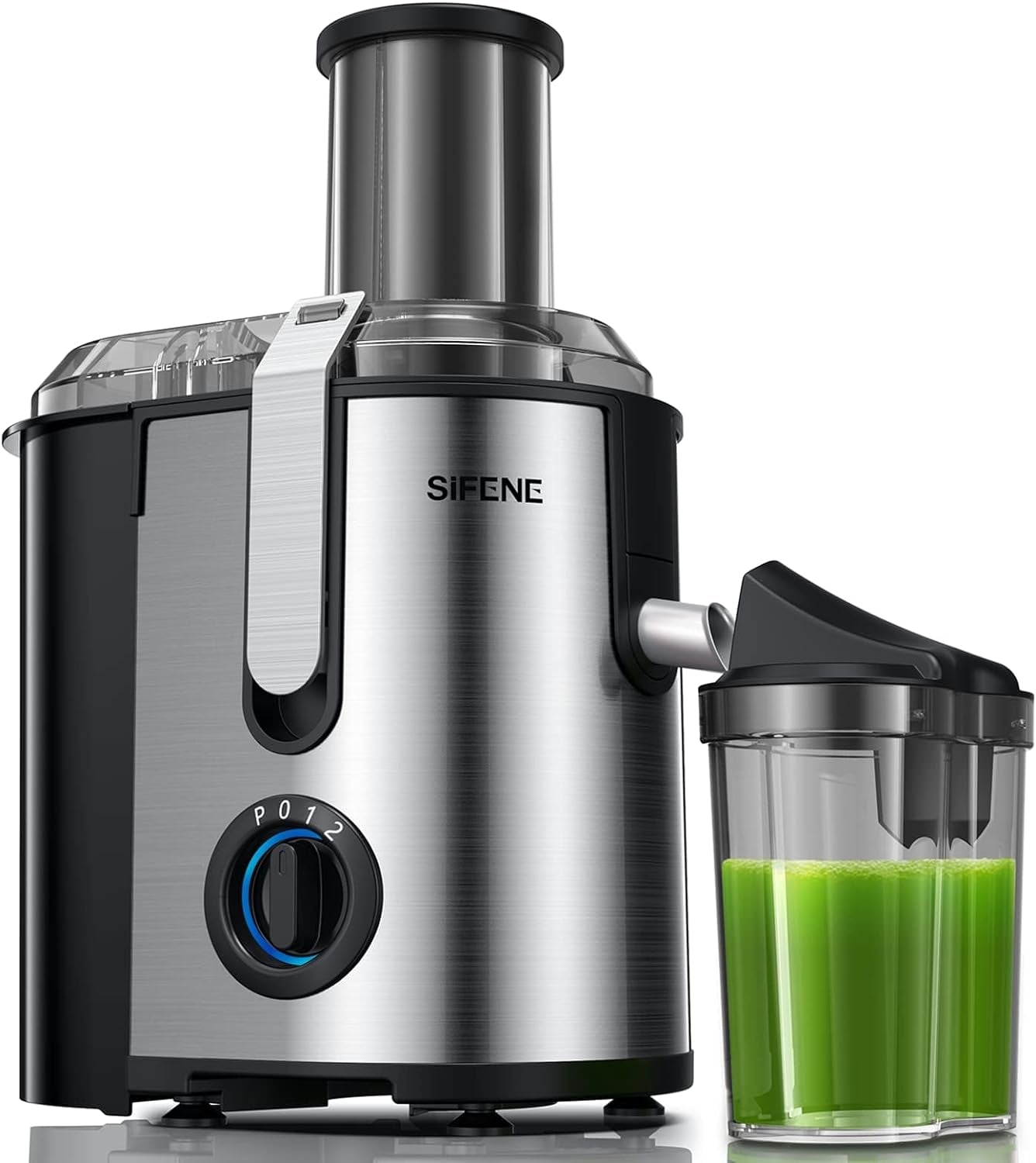 Essentials Quick Juicer Machine, Juice Extractor with 3” Feed Chute