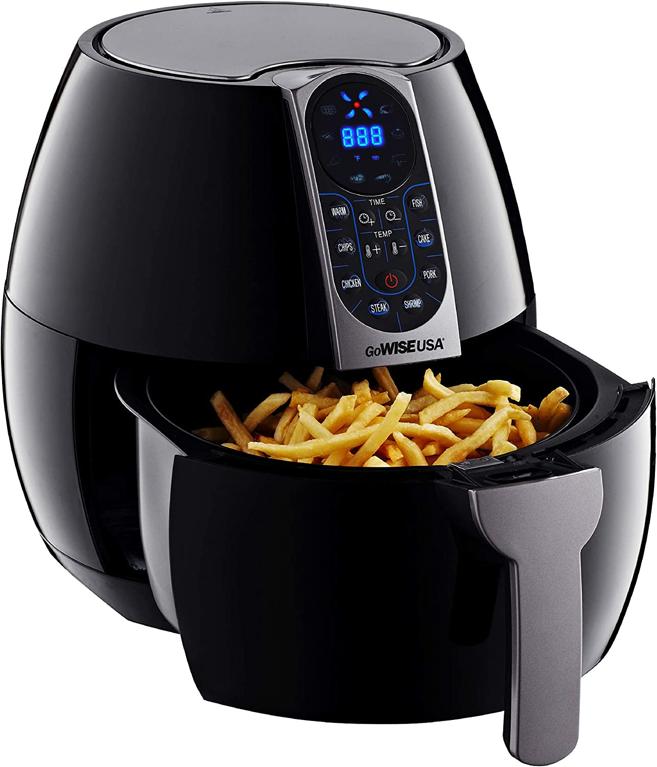 Essentials 3.7-Quart Programmable Air Fryer with 8 Cook Presets